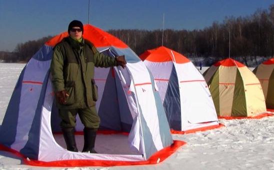 Какая нужна палатка для зимней рыбалки?
